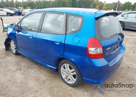 2008 Honda Fit Sport из США, поврежденный, VIN JHMGD38648S027763